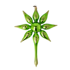 Verdant Solar Zenith | Hand-Painted Glass Ornament | Blubom 2022-483
