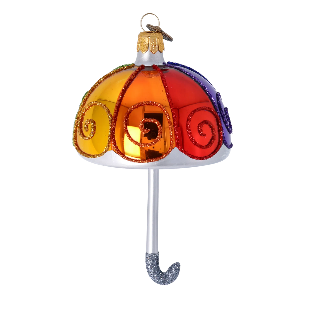 Spirited Canopy | Hand-Painted Glass Ornament | Blubom 2022-488