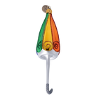 Vivid Rain Song | Hand-Painted Glass Ornament | Blubom 2022-489