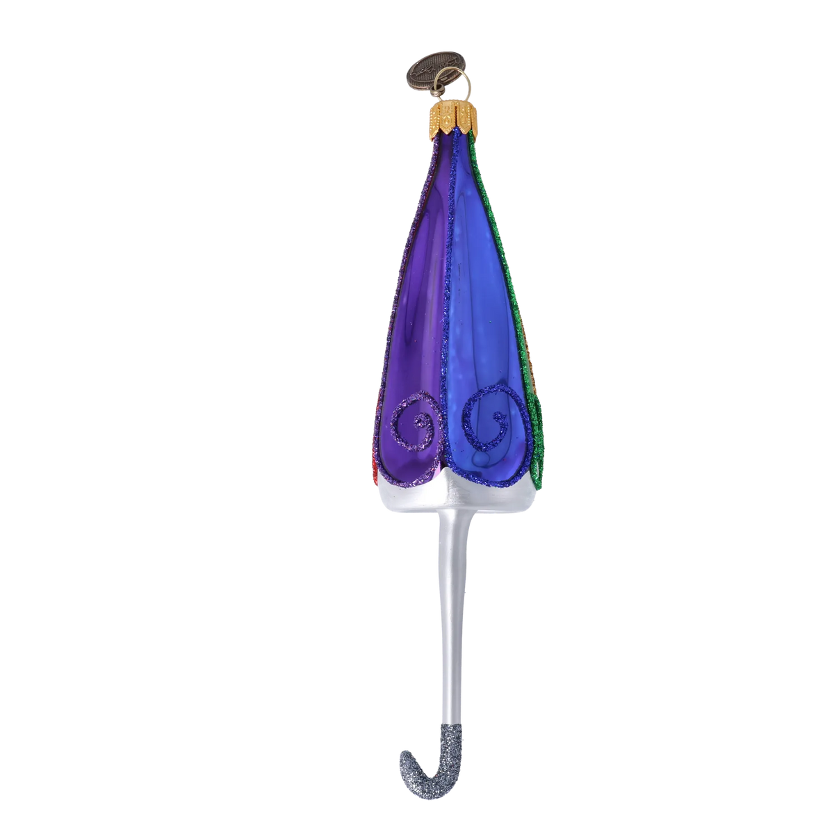 Vivid Rain Song | Hand-Painted Glass Ornament | Blubom 2022-489
