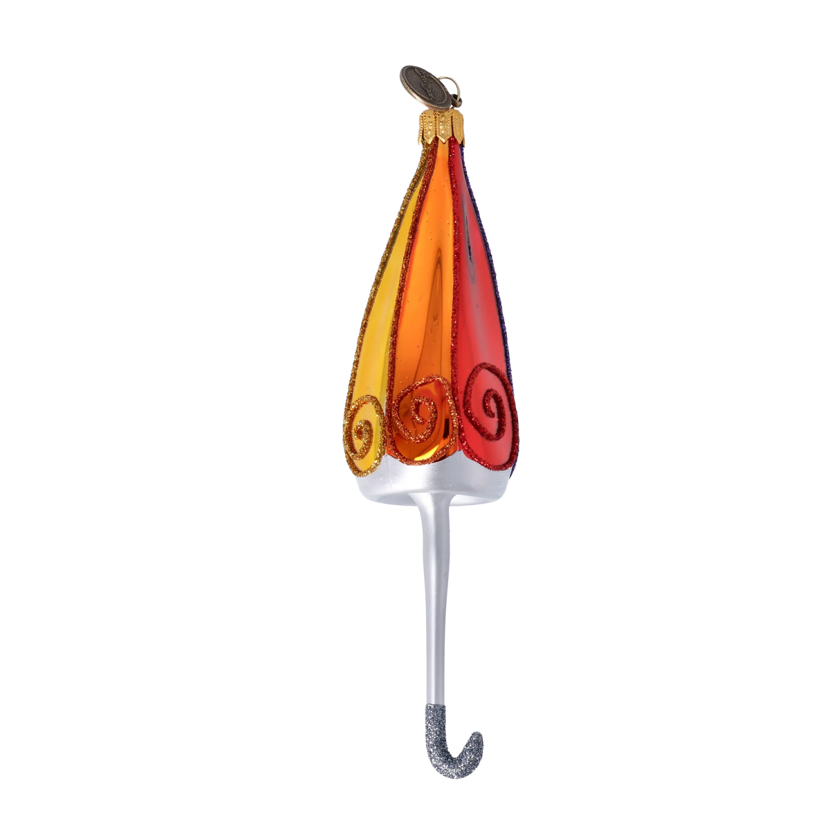 Vivid Rain Song | Hand-Painted Glass Ornament | Blubom 2022-489