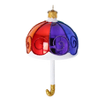 Jubilant Promenade | Hand-Painted Glass Ornament | Blubom 2022-490