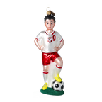 Valiant Number Nine | Hand-Painted Glass Ornament | Blubom 2022-496