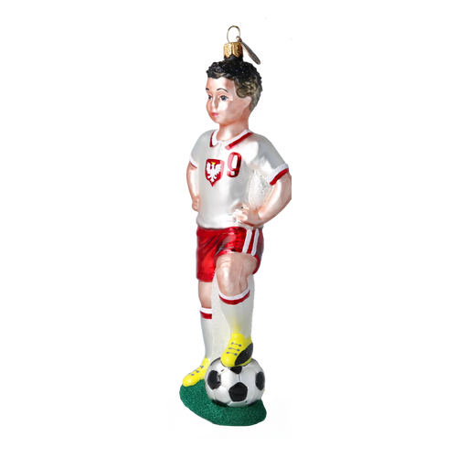 Valiant Number Nine | Hand-Painted Glass Ornament | Blubom 2022-496