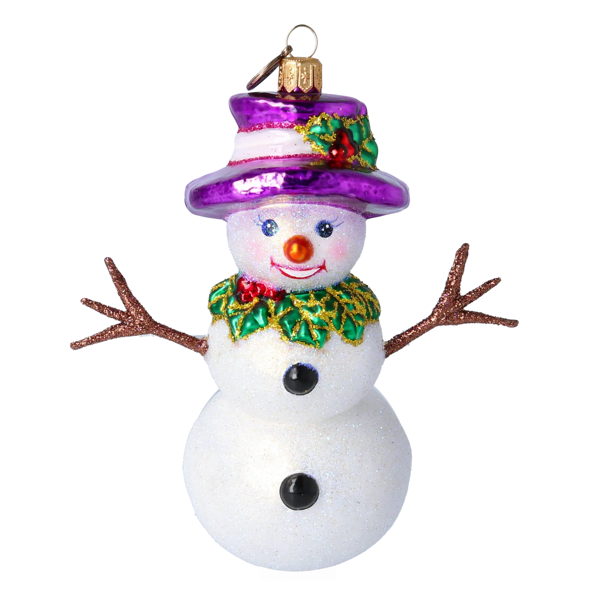 Cordial Frost Envoy | Hand-Painted Glass Ornament | Blubom 2022-499