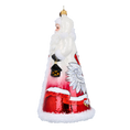 Load image into Gallery viewer, Polish Santa with Eagle  Handmade Glass Christmas ornament 2022-502
