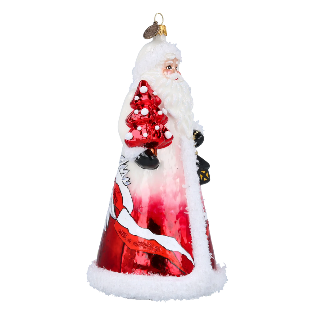 Sovereign Eagle Sentinel | Hand-Painted Glass Ornament | Blubom 2022-502