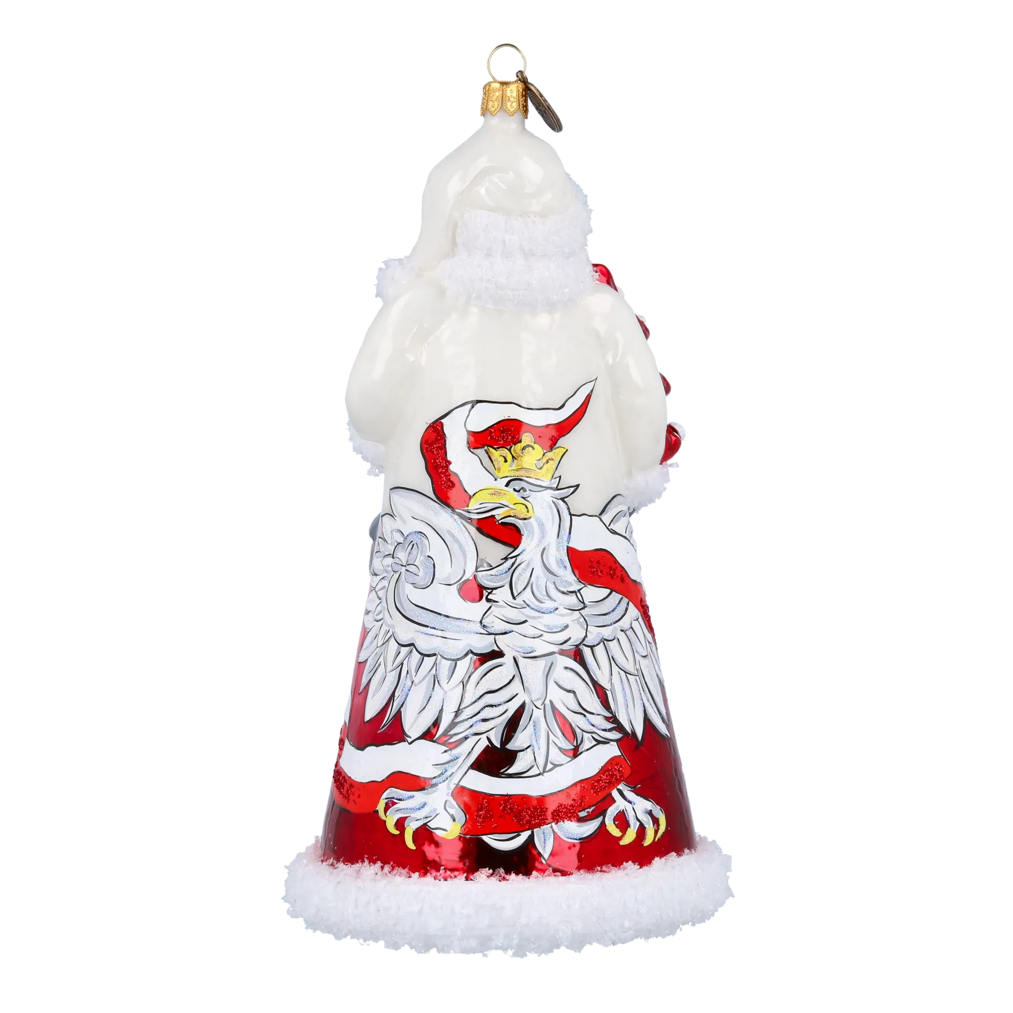 Sovereign Eagle Sentinel | Hand-Painted Glass Ornament | Blubom 2022-502