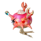 Exultant Coral Mariner | Hand-Painted Glass Ornament | Blubom 2022-506