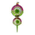 Cerise Solstice | Hand-Painted Glass Ornament | Blubom 2022-512