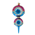Cerulean Mirage | Hand-Painted Glass Ornament | Blubom 2022-513