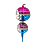 Cerulean Mirage | Hand-Painted Glass Ornament | Blubom 2022-513