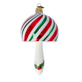 Dashing Ribbon Sprout | Hand-Painted Glass Ornament | Blubom 2022-515