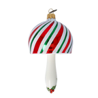 Dashing Ribbon Sprout | Hand-Painted Glass Ornament | Blubom 2022-515