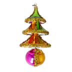 Gilded Aurora | Hand-Painted Glass Ornament | Blubom 2022-516