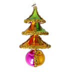 Gilded Aurora | Hand-Painted Glass Ornament | Blubom 2022-516