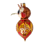Curious Herald | Hand-Painted Glass Ornament | Blubom 2022-518