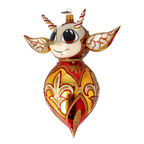 Curious Herald | Hand-Painted Glass Ornament | Blubom 2022-518