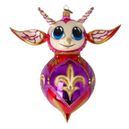 Sovereign Court Sentinel | Hand-Painted Glass Ornament | Blubom 2022-520