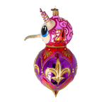 Sovereign Court Sentinel | Hand-Painted Glass Ornament | Blubom 2022-520