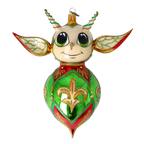 Sovereign Fleur Emissary | Hand-Painted Glass Ornament | Blubom 2022-521