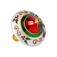 Load image into Gallery viewer, Christmas Spinning Top Handmade Glass Christmas ornament
