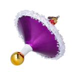 Fuchsia Zenith | Hand-Painted Glass Ornament | Blubom 2022-529