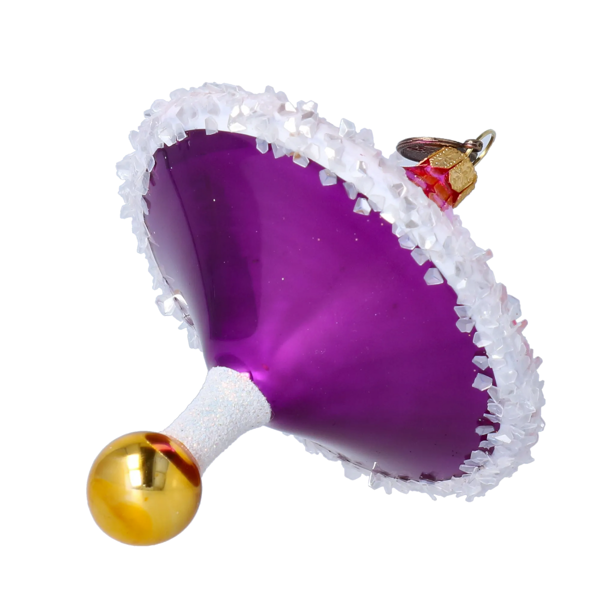 Fuchsia Zenith | Hand-Painted Glass Ornament | Blubom 2022-529