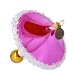 Fuchsia Zenith | Hand-Painted Glass Ornament | Blubom 2022-529