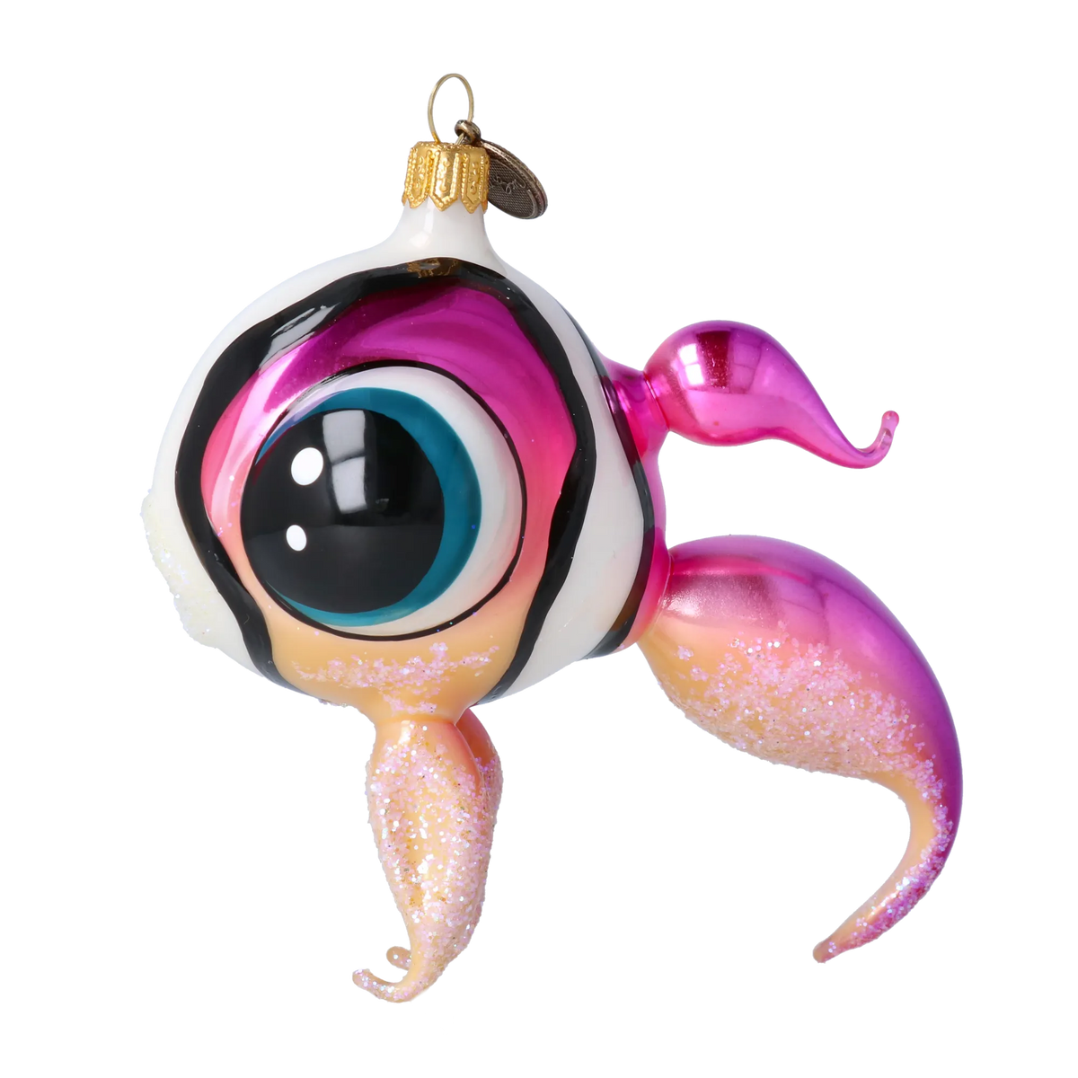 Keen Orchid Sentinel | Hand-Painted Glass Ornament | Blubom 2022-534