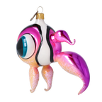Keen Orchid Sentinel | Hand-Painted Glass Ornament | Blubom 2022-534