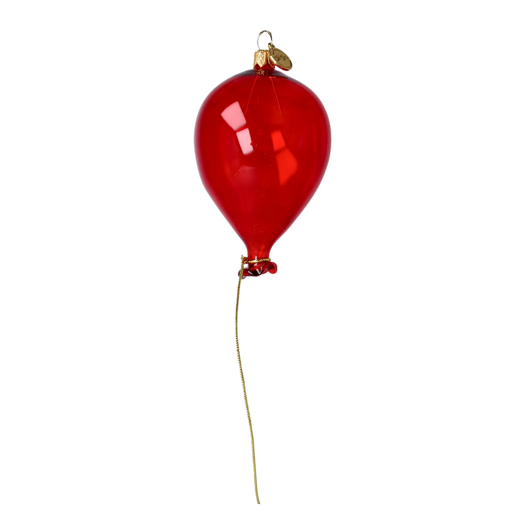 Crimson Ascension | Hand-Painted Glass Ornament | Blubom 2022-537