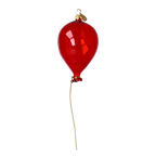 Crimson Ascension | Hand-Painted Glass Ornament | Blubom 2022-537