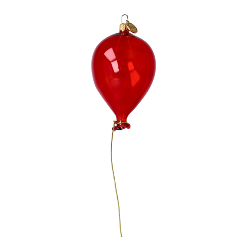 Crimson Ascension | Hand-Painted Glass Ornament | Blubom 2022-537