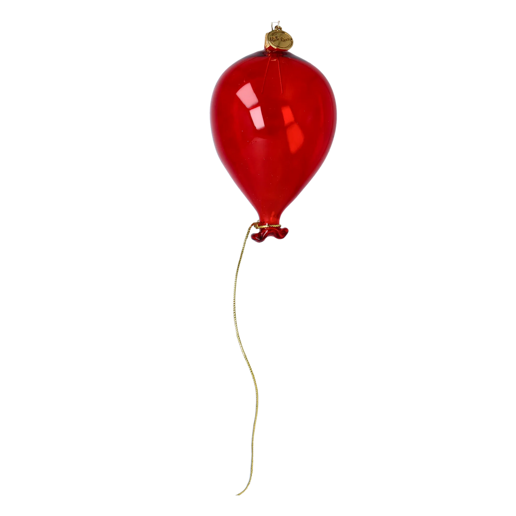 Crimson Ascension | Hand-Painted Glass Ornament | Blubom 2022-537