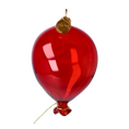 Bild in die Galerieansicht laden, Balloon red. Handmade Glass Christmas ornament. 2022-537
