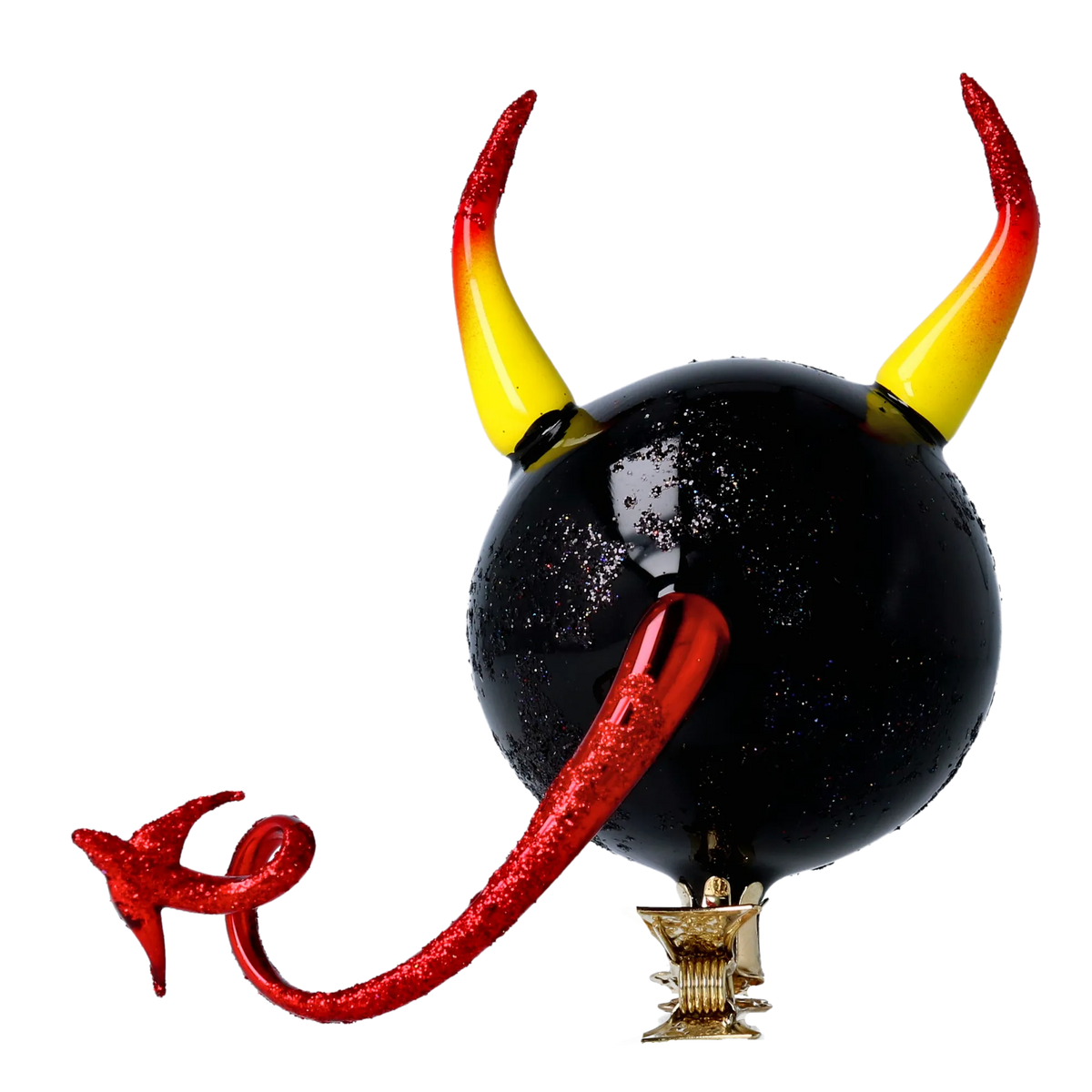 Malevolent Infernal Gaze | Hand-Painted Glass Ornament | Blubom 2022-538