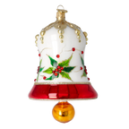 Alabaster Midnight Vespers | Hand-Painted Glass Ornament | Blubom 2022-539