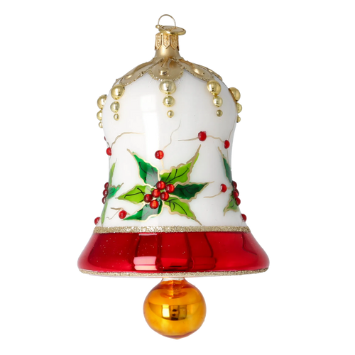 Alabaster Midnight Vespers | Hand-Painted Glass Ornament | Blubom 2022-539