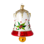 Alabaster Midnight Vespers | Hand-Painted Glass Ornament | Blubom 2022-539
