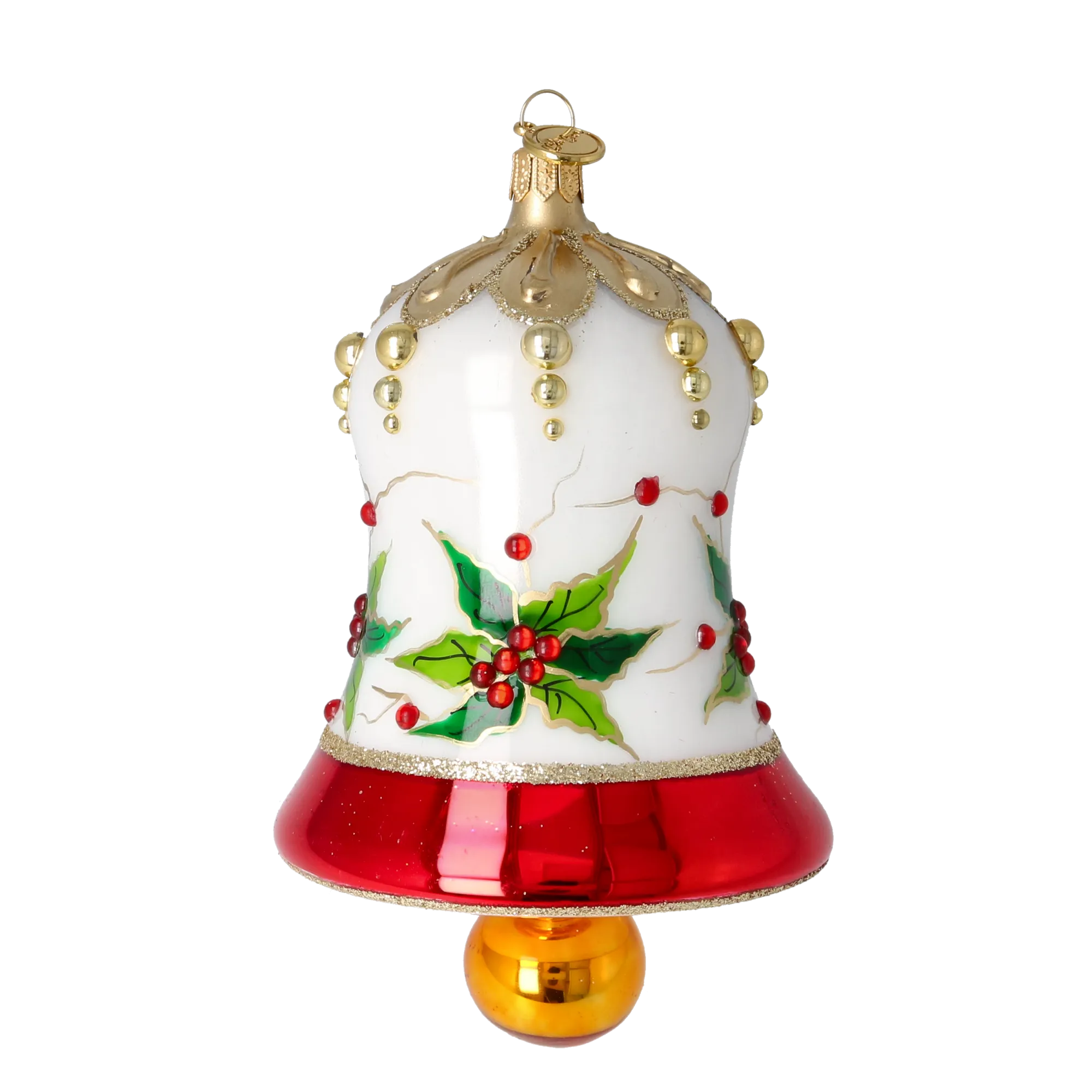 Alabaster Midnight Vespers | Hand-Painted Glass Ornament | Blubom 2022-539