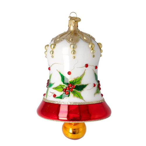 Alabaster Midnight Vespers | Hand-Painted Glass Ornament | Blubom 2022-539