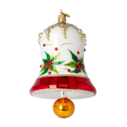 Alabaster Midnight Vespers | Hand-Painted Glass Ornament | Blubom 2022-539