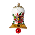 Alabaster Crimson Vespers | Hand-Painted Glass Ornament | Blubom 2022-540