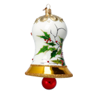 Alabaster Crimson Vespers | Hand-Painted Glass Ornament | Blubom 2022-540