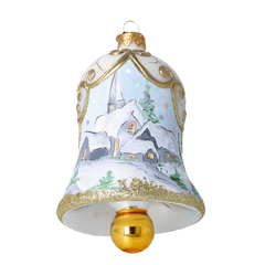 Hand Bell in Winter Village