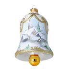 Gilded Evening Vespers | Hand-Painted Glass Ornament | Blubom 2022-541