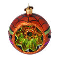 Load image into Gallery viewer, Midnight Amber Spider Reflector Premium christmas glass ornament 2022-542
