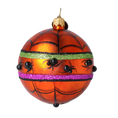 Load image into Gallery viewer, Midnight Amber Spider Reflector Premium christmas glass ornament 2022-542
