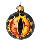 Obsidian Vigil | Hand-Painted Glass Ornament | Blubom 2022-543